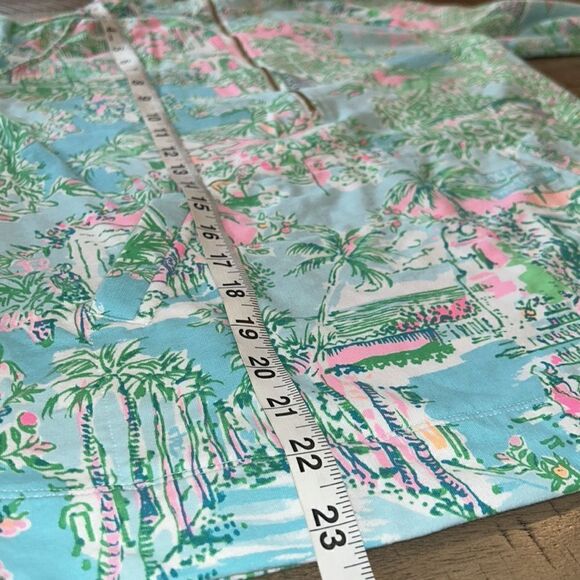 Lilly Pulitzer 🌴 🌸Palm Beach 🌺🏖️ Skipper Hoodie Kangaroo 🦘Pockets 1/2 Zip🆙 - Picture 8 of 17